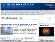 Tablet Screenshot of latribunadelpaisvasco.com